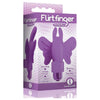 Icon Flirt Finger Butterfly Finger Vibrator Purple - Model 9's, Clitoral and Nipple Stimulation