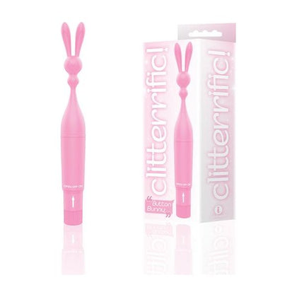 9's Clitterific! Button Bunny Clitoral Stimulator - The Ultimate Pleasure Experience for Women in Pink
