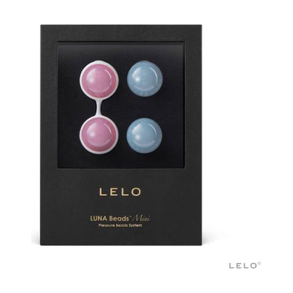 LELO Beads Mini - Vibrating Kegel Exerciser for Women - Model X2 - Dual Weight Set - Intimate Pleasure and Pelvic Floor Strengthening - Rose Pink