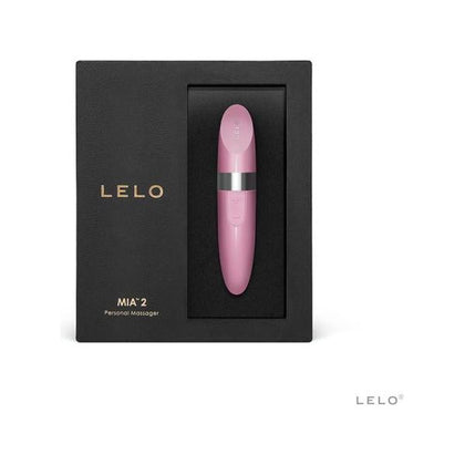 Introducing the Lelo Mia 2 Petal Pink USB Rechargeable Clitoral Vibrator - A Discreet Delight for Women