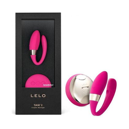 LELO Tiani 2 Couples Massager - The Ultimate Remote Control Intimate Pleasure Enhancer for Her and Him - Cerise