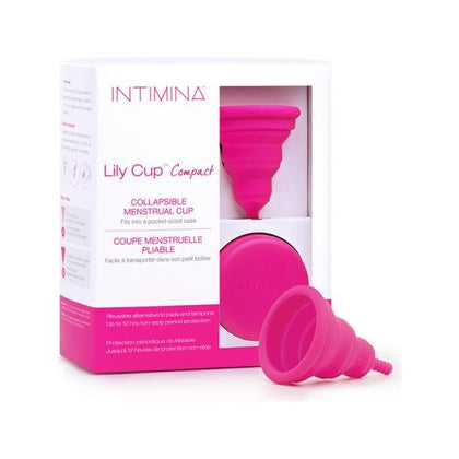 Intimina Lily Cup Size B - Pink: The Revolutionary Collapsible Menstrual Cup for Hassle-Free Protection