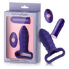 Introducing the Versa Bullet Plus P Sleeve Dark Purple - The Ultimate Remote Controlled Silicone Bullet Vibrator for Intense Pleasure - Adult Naughty Store