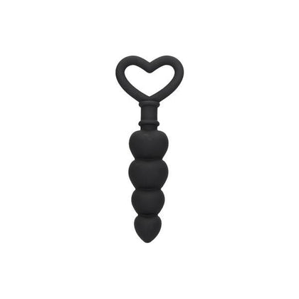 Introducing the SensaSilk™ S-900 Anal Love Beads - Black: The Ultimate Pleasure Enhancer for All Genders! - Adult Naughty Store