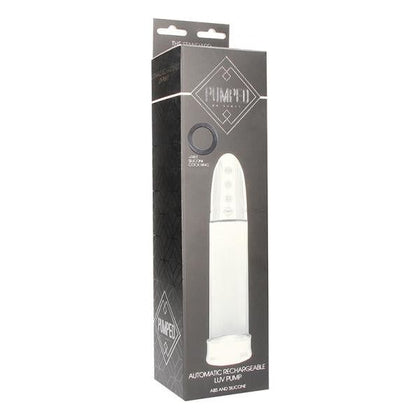 PUMPED Automatic Rechargeable Pump Clear - The Ultimate USB Rechargeable Penis Enlargement Device for Men - Model PRP-2001 - Enhance Size and Performance - Clear - Adult Naughty Store