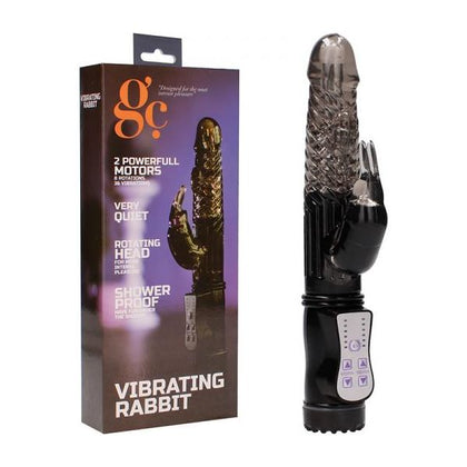 GC Vibrating Rabbit Black - Powerful G-Spot Stimulation Vibrator for Women