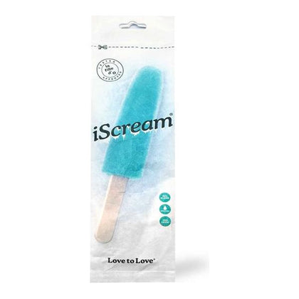 Love To Love I Scream Dong Turquoise - Silicone Popsicle-Shaped Dildo for Vaginal Pleasure