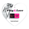 Love To Love Play & Love Dice - Exciting Couples Game for Sensual Pleasure - Model LTL-DICE001 - Unisex - Explore Pleasure Zones - Seductive Black - Adult Naughty Store