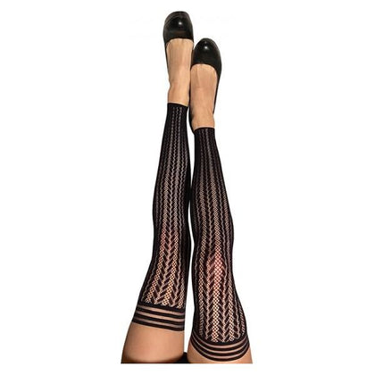 Kixies Lindsay Footless Fishnet Thigh-highs - Size A - Adult Naughty Store