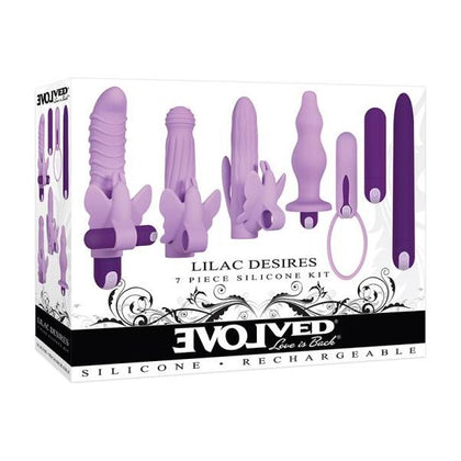Evolved Lilac Desires 7-piece Kit Purple - Powerful Pleasure Experience for Women's Intimate Delights
