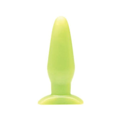 Tantus Bronco Silicone Anal Plug - Model BRC-001 - Unisex - Versatile Pleasure - Lime Green - Adult Naughty Store