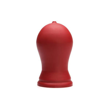 Tantus Tex - True Blood Red Silicone Anal Plug for Men and Women - Model TTX-001 - Intense Pleasure for Backdoor Adventures
