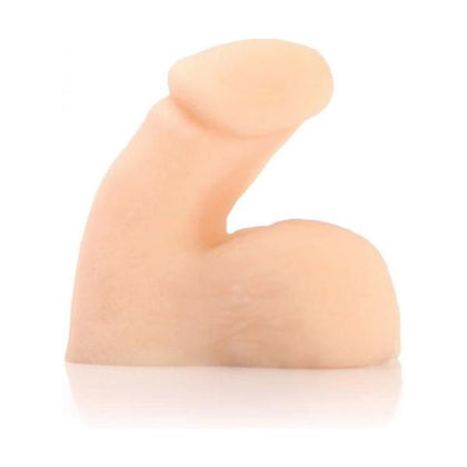 Tantus On The Go Silicone Packer Cream - Ultra Premium Silicone Realistic Packer for Casual Bulge - Model TOTG-001 - Unisex - Comfortable and Natural Feel - Size: Head Diameter 1.3