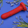 Tantus Groove - True Blood Red Silicone G-Spot Dildo - Model G-7 - For Women - Intense Pleasure and Sensual Stimulation