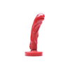 Tantus Mini Magma Silicone Textured Dildo for G-Spot and P-Spot Stimulation - Model TM-001 - Unisex - Red