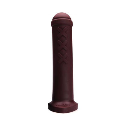 Tantus Amsterdam Firm - Oxblood Silicone Dildo | Model X1 | For All Genders | Intense Pleasure | Deep Red