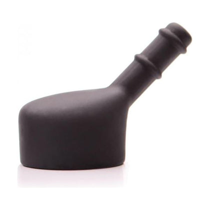 Tantus Convertible Head - Rumble: Premium Silicone Attachment for Tantus Vibrators and Suction Cup Compatible Toys - Model X1 - Unisex - Pleasure Enhancer - Midnight Black