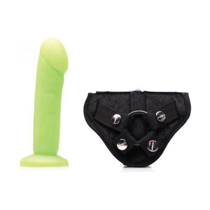 Tantus Vamp Strap-On Kit - Model V-101 - Unisex - G-Spot and Prostate Pleasure - Lime Green - Adult Naughty Store