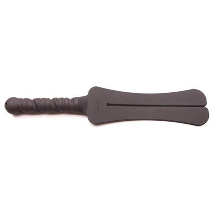 Tantus Trip 2 Tawse - Broad Tongued Silicone Impact Play Dildo - Model T2T-101 - Unisex - For Intense Stimulation - Black