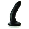 Tantus Curve Super Soft Silicone G-Spot/P-Spot Pleasure Toy - Model CS-01 - Black - Adult Naughty Store