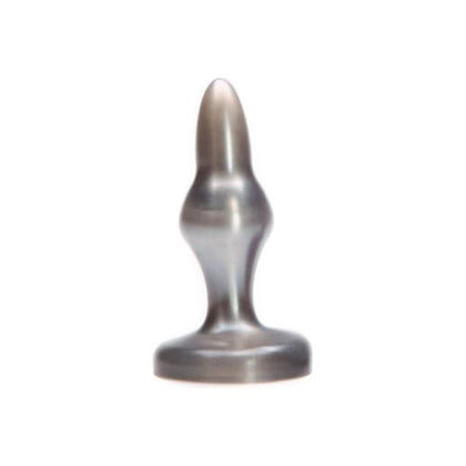 Planet Dildo Noob - Silver: Compact Beginner's Anal Plug for Gentle Pleasure