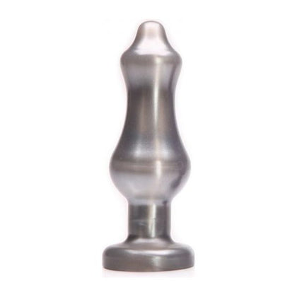 Planet Dildo Ranger - Silver Silicone Butt Plug for Men and Women - Model RD-45 - Anal Pleasure Toy