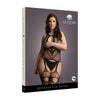 Shots Le Desir Women's Suspender Bodystocking Black OS-XL-4XL for Sensual Allure and Comfort - Adult Naughty Store