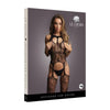 Shots Le Desir Lace Suspender Bodystocking With Round Neck Black O-s - Adult Naughty Store