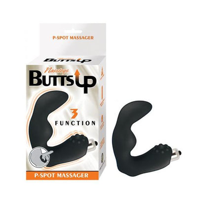 Introducing the Butts Up P-Spot Massager - Model BU-PSM001: The Ultimate Black Prostate and Testicular Stimulation Toy