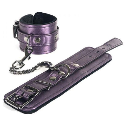 Purple Pleasure Galaxy Legend Wrist Restraints - Model XYZ567 - Unisex Faux Leather BDSM Cuffs - Adult Naughty Store