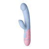 Femmefunn Ffix Rabbit Vibrator - Model FFX-2000 - Dual Stimulation - Light Blue