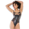 Intimate Desires Sheer Crotchless Teddy Black Small - Model ID-003, Women's Lingerie for Seductive Allure and Sensual Delights - Adult Naughty Store