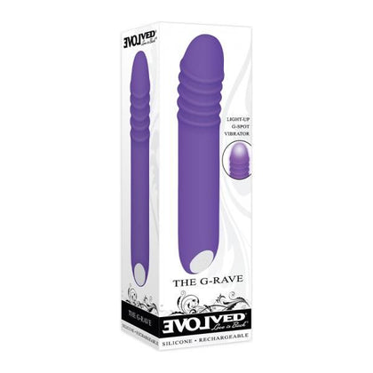 Evolved The G-rave Light-up Vibrator - Purple - Adult Naughty Store