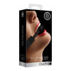 Ouch Velvet Velcro Adjustable Silicone Ball Gag - The Ultimate Submissive Pleasure Enhancer - Adult Naughty Store