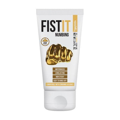 Fist It Professional Water-Based Desensitizer Lubricant - Model FIP-001 - Unisex Anal Play - 3.3 Oz - Clear - Adult Naughty Store