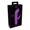 Royal Gems - Dazzling Silicone Rechargeable Bullet Vibrator - Model RG-DRB01 - Unisex - Clitoral Stimulation - Purple - Adult Naughty Store