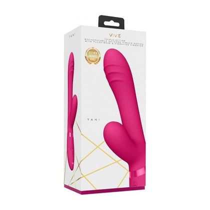 Vive - Tani Rechargeable Pulse-wave Triple-motor Finger Motion Silicone Vibrator - Pink

Introducing the Sensational Vive Tani Triple-Motor Finger Motion Silicone Vibrator - Pink: The Ultimate Pleasure Experience for Women