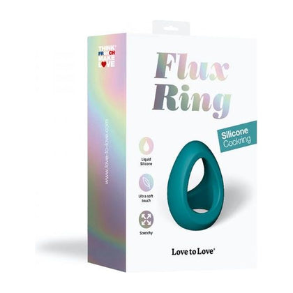 Flux Ring Petrol Blue Double Cockring for Enhanced Pleasure and Performance