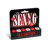 Introducing the Sensual Pleasures Sexy 6 Dice Game - The Ultimate Raunchy Bedroom Adventure for Couples - Adult Naughty Store