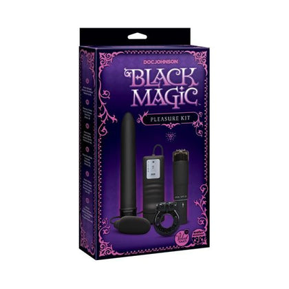 Introducing the Sensation Seeker Black Magic Pleasure Kit: The Ultimate Collection for Unforgettable Nights of Passion