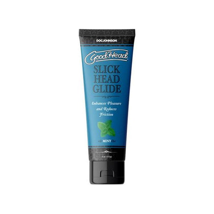 Goodhead Slick Head Glide Mint 4 Oz. - The Ultimate Mint-Flavored Water-Based Lubricant for Enhanced Pleasure and Sensual Exploration