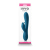 Inya Luv Bunny Dark Teal - Powerful Silicone Vibrator for Euphoric Stimulation, Model LVB-001, Women's Pleasure, Dark Teal - Adult Naughty Store