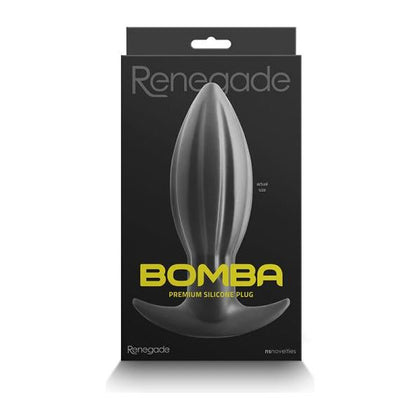 Renegade Bomba Anal Plug Black Small - Premium Silicone Pleasure for Intimate Exploration - Adult Naughty Store