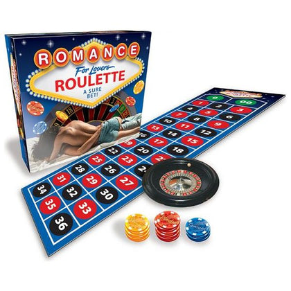 Introducing the Sensual Pleasures Romance Roulette Erotic Game - Model SR-500X: The Ultimate Bedroom Adventure for Couples! - Adult Naughty Store