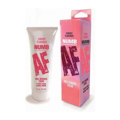 Introducing the SensaPleasure Numb AF Cherry Anal Desensitizer Gel - Model 2021: Unleash Your Pleasure Potential! - Adult Naughty Store