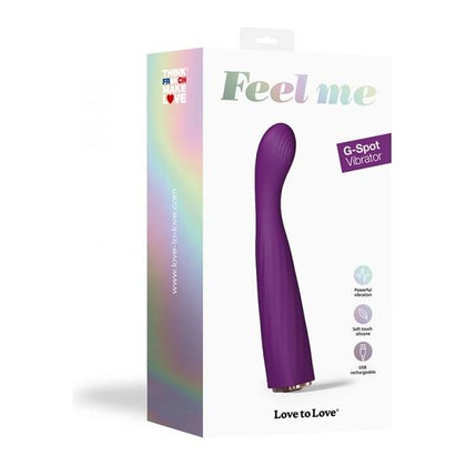 Love To Love Feel Me Aubergine G-Spot Vibrator - Model FM-001 - For Women - Intense Pleasure - Deep Purple - Adult Naughty Store