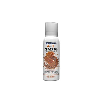 Introducing the Playful Pleasures 4-in-1 Flavored Salted Caramel Delight 1 Oz. Lube for Sensual Exploration