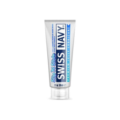 Swiss Navy Slip 'n Slide Jelly Lubricant 2 Oz. - Premium Water-Based Jelly for Enhanced Intimacy and Comfort