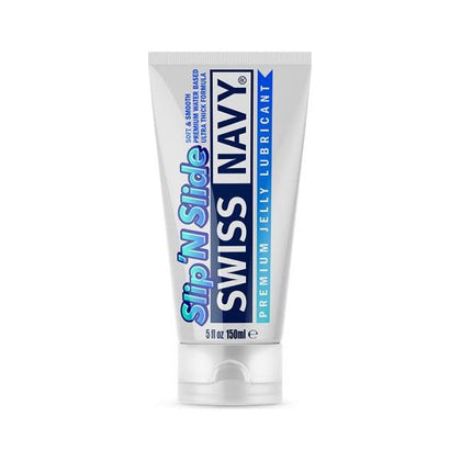 Swiss Navy Slip 'n Slide Jelly Lubricant 5 Oz. - Premium Water-Based Jelly for Enhanced Intimacy and Comfort