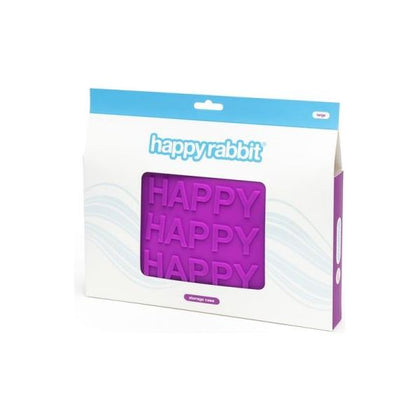 Happy Rabbit Happy Zip Silicone Large Bag - The Ultimate Discreet Storage Solution for Your Happy Rabbit Vibrator (Model HR-500), Designed for All Genders, Perfect for Storing and Traveling w - Adult Naughty Store